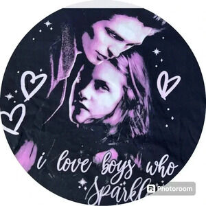 Twilight Saga black T-shirt Edward & Bella size XL